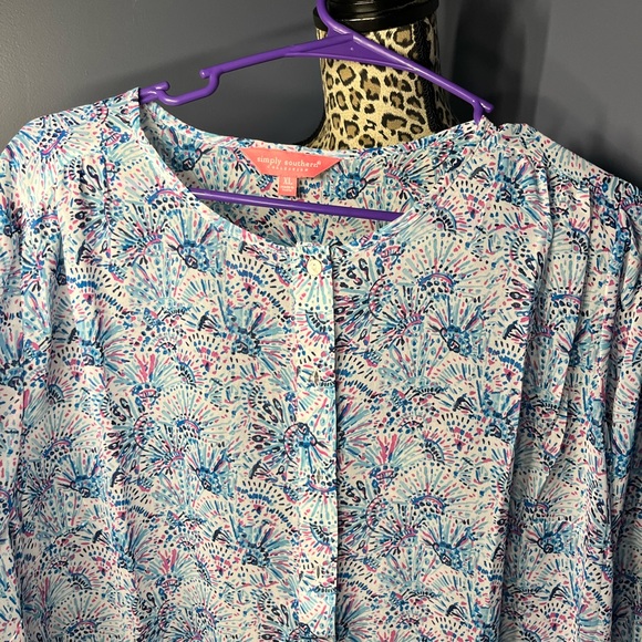 Simply Southern Long Sleeve Dress Size XL NWT - Picture 4 of 8